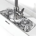 thumbnail image 1 of Kdxio Intricate Cat Mandala Pattern Non-Slip Diatom Mud Faucet Drain Pad,Self Absorbent Mat for Kitchen Sink for Variety Kitchen & Bathroom Countertops, 1 of 7