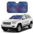 thumbnail image 1 of Kdxio Ireworks In The Night Sky Print Windshield Sun Shade, Foldable Sun Blocker for Car,Truck,SUV Automotive Interior Sun Protection,Reflective Shade for Front Windshield(Small), 1 of 6