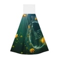 thumbnail image 1 of Kdxio Jelly Fish Hand Towel with Loop Hanging Towel Absorbent Tie Towels for Kitchen Tea Bar Bathroom Decor, 1 of 7