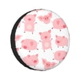 thumbnail image 1 of Kdxio Kawaii Pigs for Tire Cover Wheel Protectors Tyre Covers Weatherproof Wheel Covers Universal Fit for Trailer Rv SUV Truck Camper Travel Trailers 15 inch, 1 of 8