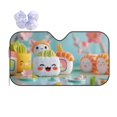thumbnail image 1 of Kdxio Kawaii Sushi Characters Delight Print Front Windshield Sun Shade,Folding Auto Sunshade for Car Truck SUV-Medium, 1 of 5