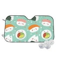 thumbnail image 1 of Kdxio Kawaii Sushi Print Windshield Sun Shade,UV Rays and Sun Heat Protection,Sunshade for Car Windshield,Car Shade Front Windshield - Small, 1 of 6