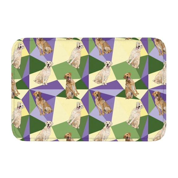 Kdxio Labrador Retriever Dog,16" x 24", Non-Slip Front Door Mats,Outdoor Welcome Mat Washable