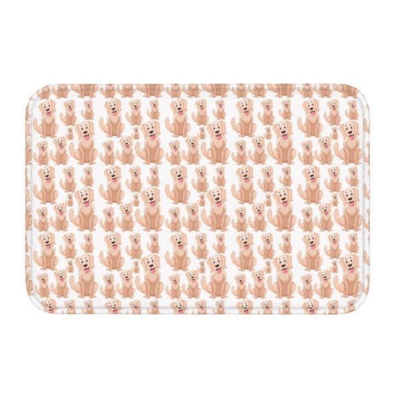 Kdxio Labrador Retriever Dog,16" x 24", Non-Slip Front Door Mats,Outdoor Welcome Mat Washable