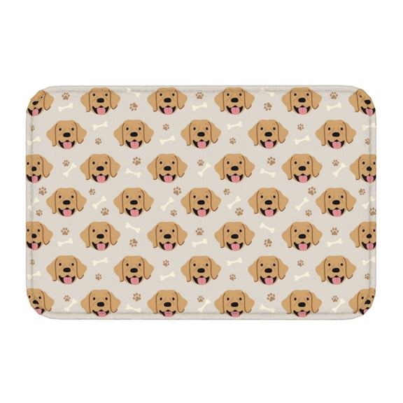 Kdxio Labrador Retriever Dog,16" x 24", Non-Slip Front Door Mats,Outdoor Welcome Mat Washable