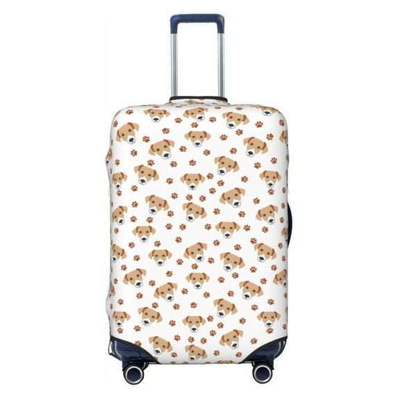 Kdxio Labrador Retriever Dog Pattern Luggage Cover for Travel,Elastic and Durable,Fits 18-32 Inch,-No luggage included