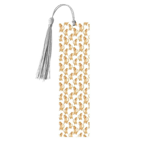 Kdxio Labrador Retriever Dog Print Metal Tassel Bookmarks,Perfect Gift for Art Lovers and Bookworms Metal Bookmarks for Women