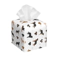 thumbnail image 1 of Kdxio Labrador Retriever Dog Print Tissue Box Cover,Square Decorative PU Leather Facial Paper Case Organizer Holder Dispenser for Bathroom,Night Stands,Desk,Car 5.2''X5.2''X5.2'', 1 of 8