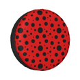 thumbnail image 1 of Kdxio Ladybug Pattern for Tire Cover Wheel Protectors Tyre Covers Weatherproof Wheel Covers Universal Fit for Trailer Rv SUV Truck Camper Travel Trailers 14 inch, 1 of 8