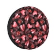 thumbnail image 1 of Kdxio Ladybugs and Red Hearts for Tire Cover Wheel Protectors Tyre Covers Weatherproof Wheel Covers Universal Fit for Trailer Rv SUV Truck Camper Travel Trailers 14 inch, 1 of 8