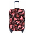 thumbnail image 1 of Kdxio Ladybugs and Red Hearts Pattern Luggage Cover for Travel,Elastic and Durable,Fits 18-32 Inch,Anti-Scratch Suitcase Protector, 1 of 9
