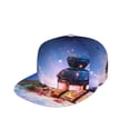 thumbnail image 1 of Kdxio Lantern On Snow Print Snapback Hat for Men Women,Adjustable Baseball Cap, 1 of 7