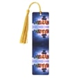 thumbnail image 1 of Kdxio Lantern On Snow With Christmas Print Metal Tassel Bookmarks,Perfect Gift for Art Lovers and Bookworms Metal Bookmarks for Women, 1 of 8