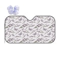 thumbnail image 1 of Kdxio Lavender And Butterfly Print Front Windshield Sun Shade,Folding Auto Sunshade for Car Truck SUV-Small, 1 of 5