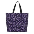 thumbnail image 1 of Kdxio Lavender Flowers Casual Tote Bags Women Big Capacity Shoulder Bag for Women Travel Shoulder Bags Handbags, 1 of 8