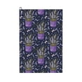 thumbnail image 1 of Kdxio Lavender Flowers Pattern Golf Towel (24" X 16") with Carabiner Clip - The Convenient Golf Cleaning Towel, 1 of 8
