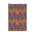 thumbnail image 1 of Kdxio Lavender Flowers Pattern Golf Towel (24" X 16") with Carabiner Clip - The Convenient Golf Cleaning Towel, 1 of 8