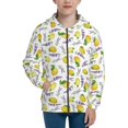 thumbnail image 1 of Kdxio Lavender Flowers Pattern Kids Boys Girls Zip Up Hoodie 3D Printed Hooded Sweatshirt Hoody Coat with Pocket 7-12 Y-Medium, 1 of 6