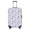 thumbnail image 1 of Kdxio Lavender Flowers Pattern Luggage Cover for Travel,Elastic and Durable,Fits 18-32 Inch,-No luggage included, 1 of 8