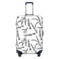 thumbnail image 1 of Kdxio Lavender Flowers Pattern Luggage Cover for Travel,Elastic and Durable,Fits 18-32 Inch,-No luggage included, 1 of 8