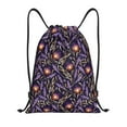 thumbnail image 1 of Kdxio Lavender Flowers Print Drawstring Backpack Bag,Waterproof Draw String Back Sack, Gym Drawstring Bags Swim Bag For Unisex, 1 of 9