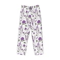 thumbnail image 1 of Kdxio Lavender Flowers Print Men's Sleep Pajama Pant Lounge Pants with Pockets, 1 of 8