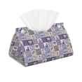thumbnail image 1 of Kdxio Lavender Flowers Print Tissue Box Cover,Modern PU Leather Rectangular Tissue Box Holder for Bathroom Living Room Bedroom Office Desk Car Home, 1 of 9