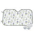 thumbnail image 1 of Kdxio Lavender Flowers Print Windshield Sun Shade,UV Rays and Sun Heat Protection,Sunshade for Car Windshield,Car Shade Front Windshield - Medium, 1 of 1