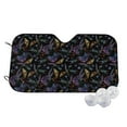 thumbnail image 1 of Kdxio Lavender Flowers Print Windshield Sun Shade,UV Rays and Sun Heat Protection,Sunshade for Car Windshield,Car Shade Front Windshield - Medium, 1 of 6