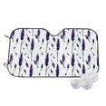 thumbnail image 1 of Kdxio Lavender Flowers Print Windshield Sun Shade,UV Rays and Sun Heat Protection,Sunshade for Car Windshield,Car Shade Front Windshield -, 1 of 6