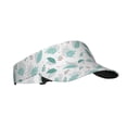 thumbnail image 1 of Kdxio Leaf Print Green Print Sun Visor Hat Golf Visor Adjustable Velcro Outdoor Sports Cap for Men Women, 1 of 7