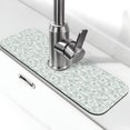 thumbnail image 1 of Kdxio Leaf Print Pattern Non-Slip Diatom Mud Faucet Drain Pad,Self Absorbent Mat for Kitchen Sink for Variety Kitchen & Bathroom Countertops, 1 of 1