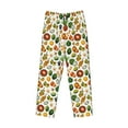 thumbnail image 1 of Kdxio Lemon Fruits Vegetables Print Men's Sleep Pajama Pant Lounge Pants with Pockets, 1 of 8