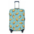 thumbnail image 1 of Kdxio Lemon Ice Cream Pattern Luggage Cover for Travel,Elastic and Durable,Fits 18-32 Inch,-No luggage included, 1 of 8