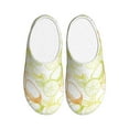 thumbnail image 1 of Kdxio Lemon Potatoes Women's Men's Slippers Plush Slip-On House Slipper for Winter Indoor Soft Cushion Non-slip Fluffy Slides Slippers-8, 1 of 7
