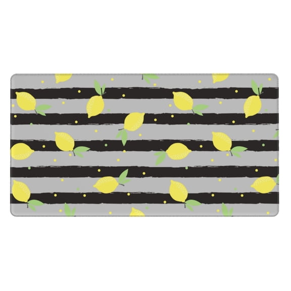 Kdxio Lemon Print Large Gaming Mouse Pad,Non-Slip Base,Water Resist Keyboard Pad for Gamer,Office & Home,29.5 x 15.8 in