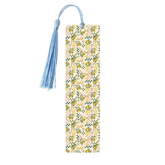Kdxio Lemon Print Metal Tassel Bookmarks,Perfect Gift for Art Lovers and Bookworms Metal Bookmarks for Women