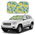 thumbnail image 1 of Kdxio Lemon Print Windshield Sun Shade, Foldable Sun Blocker for Car,Truck,SUV Automotive Interior Sun Protection,Reflective Shade for Front Windshield(Small), 1 of 7