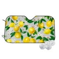 thumbnail image 1 of Kdxio Lemon1 Print Windshield Sun Shade,UV Rays and Sun Heat Protection,Sunshade for Car Windshield,Car Shade Front Windshield - Medium, 1 of 6