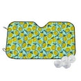 thumbnail image 1 of Kdxio Lemon1 Print Windshield Sun Shade,UV Rays and Sun Heat Protection,Sunshade for Car Windshield,Car Shade Front Windshield - Small, 1 of 6