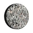 thumbnail image 1 of Kdxio Leopard And Zebra for Tire Cover Wheel Protectors Tyre Covers Weatherproof Wheel Covers Universal Fit for Trailer Rv SUV Truck Camper Travel Trailers 16 inch, 1 of 5