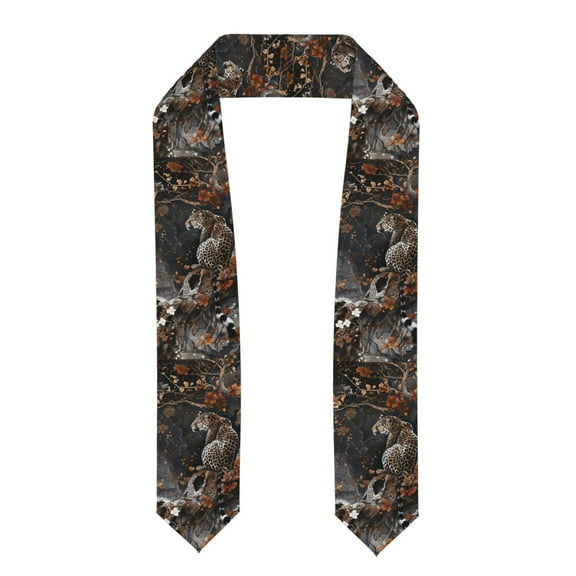Kdxio Leopard On Tree Branch Graduation Stole Class, Graduation Sash, Unisex Adult 36" Academic Commencements-Flattened