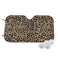 thumbnail image 1 of Kdxio Leopard Print-1 Print Windshield Sun Shade,UV Rays and Sun Heat Protection,Sunshade for Car Windshield,Car Shade Front Windshield - Small, 1 of 6