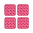 thumbnail image 1 of Kdxio Leopard Print Funny Coasters,4 Pcs Leather Coasters,Housewarming Gifts,Protect Furniture from Water Marks Scratch and Damage, 1 of 8