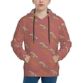 thumbnail image 1 of Kdxio Leopard Print Pattern Boys Athletic Unisex Boys Girls Hoodie with Pocket Sweatshirts-X-Large, 1 of 6