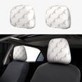 thumbnail image 1 of Kdxio Leopard Print Pattern Print 2 Piece Car Head Rest Covers Set Auto Front/Rear Seats Headrest Cover Universal Fit Most Cars,Sedan, SUV, 1 of 9