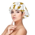 thumbnail image 1 of Kdxio Leopard Print Pattern Satin Bonnet Silk Bonnet Hair Bonnet for Sleeping Hair Bonnets for Women Curly Natural Hair, 1 of 6