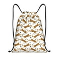 thumbnail image 1 of Kdxio Leopard Print Print Drawstring Backpack Bag,Waterproof Draw String Back Sack, Gym Drawstring Bags Swim Bag For Unisex, 1 of 9