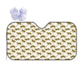 thumbnail image 1 of Kdxio Leopard Print Print Front Windshield Sun Shade,Folding Auto Sunshade for Car Truck SUV-Small, 1 of 7