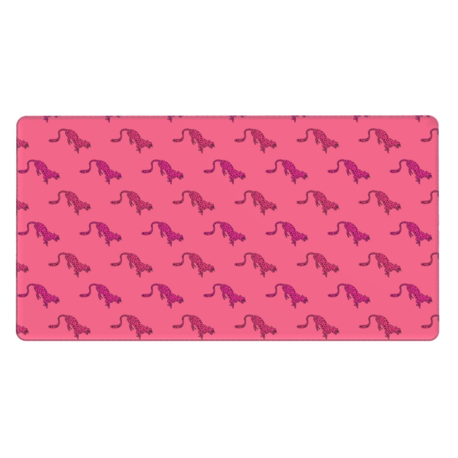 Kdxio Leopard Print Print Large Gaming Mouse Pad,Non-Slip Base,Water Resist Keyboard Pad for Gamer,Office & Home,29.5 x 15.8 in